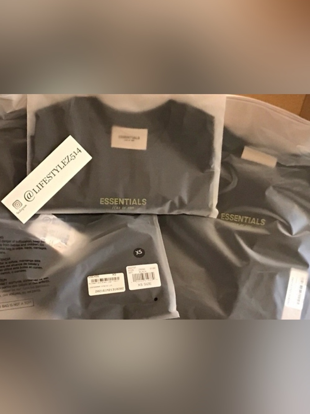 Navy - ESSENTIALS S/S Tees (NEW) - Picture 3 of 4